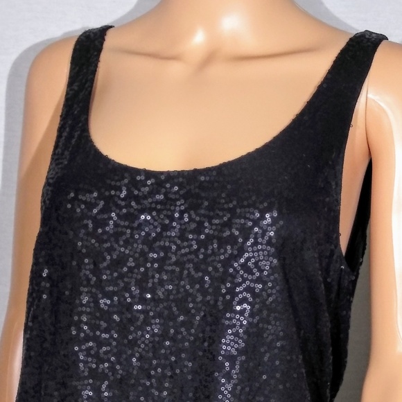 Talbots: Sequins Knit Layered Tank L(L) - Picture 4 of 8